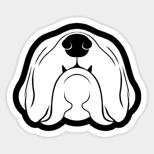 Angry Bulldog Sticker